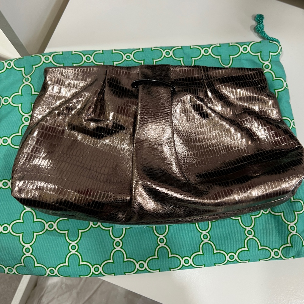 Vintage Stella & Dot Metallic clutch
